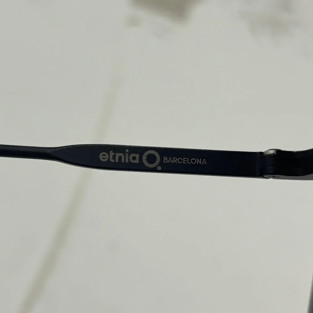 Etnia Barcelona OLAF BKRD Aviator Sunglasses Black Red Metal 52-16-135